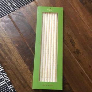 Kate Spade acrylic straws